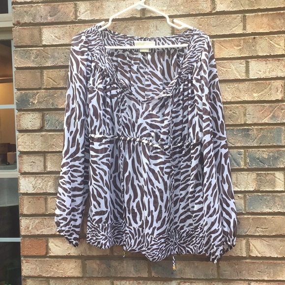 MICHAEL Michael Kors Tops - Michael Kors blouse animal print